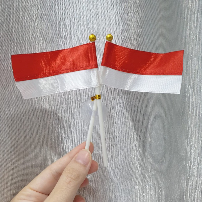 Jual Bendera Kemerdekaan / Bendera Merah Putih Tempel / Bendera Hiasan ...