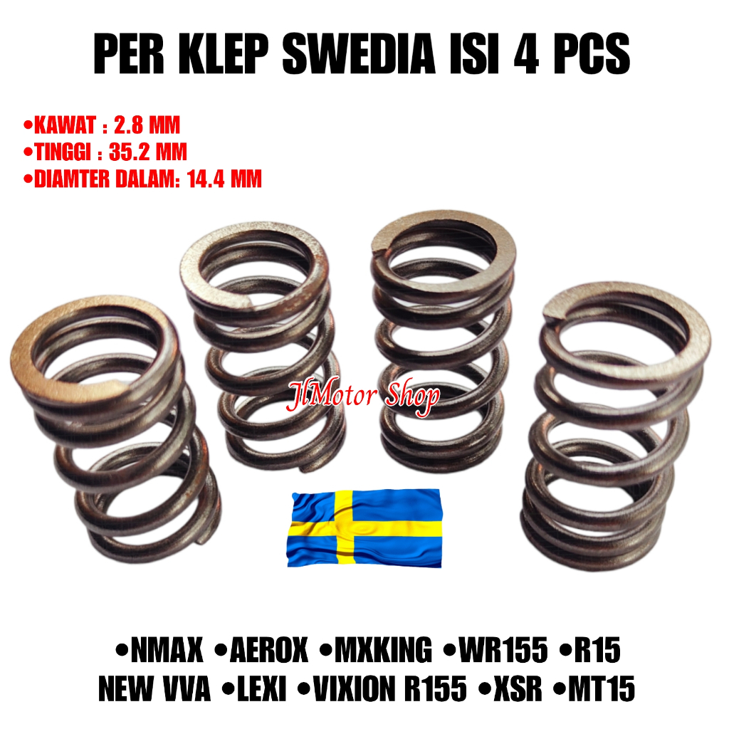 Jual VALVE SPRING - PER KLEP SWEDIA YAMAHA R15 VVA - Vixion R 155 AEROX ...