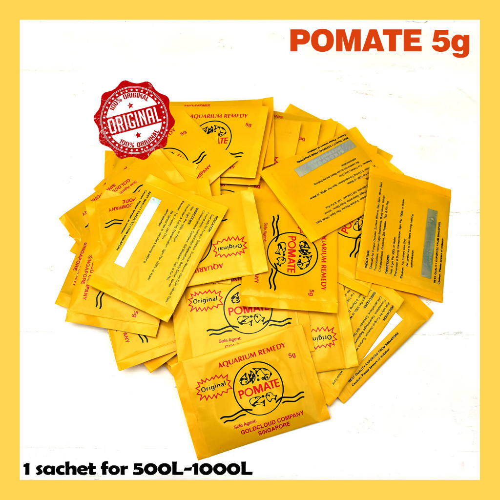 Jual POMATE 5g obat ikan (Singapore International ORIGINAL FORMULA ...