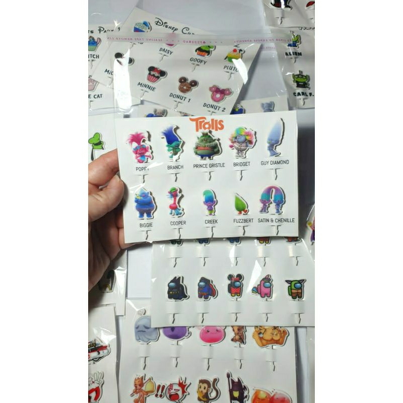 Jual FOODPICK TROLLS FOOD PICK TROLLS FOODPICKS TROLLS FOOD PICKS