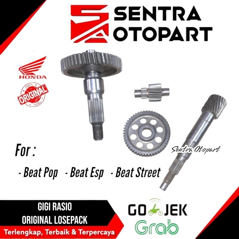 Jual Gigi gear gir rasio beat scoopy spacy esp vario 110 fi injeksi esp ...