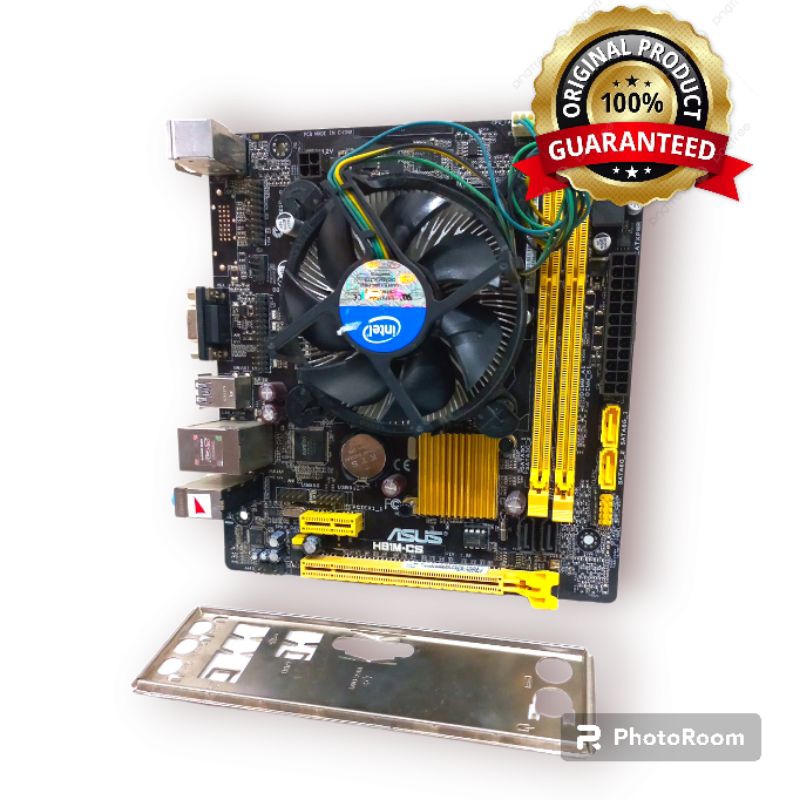 Jual Motherboard Asus H81MCS +proc i34160 murah Shopee Indonesia