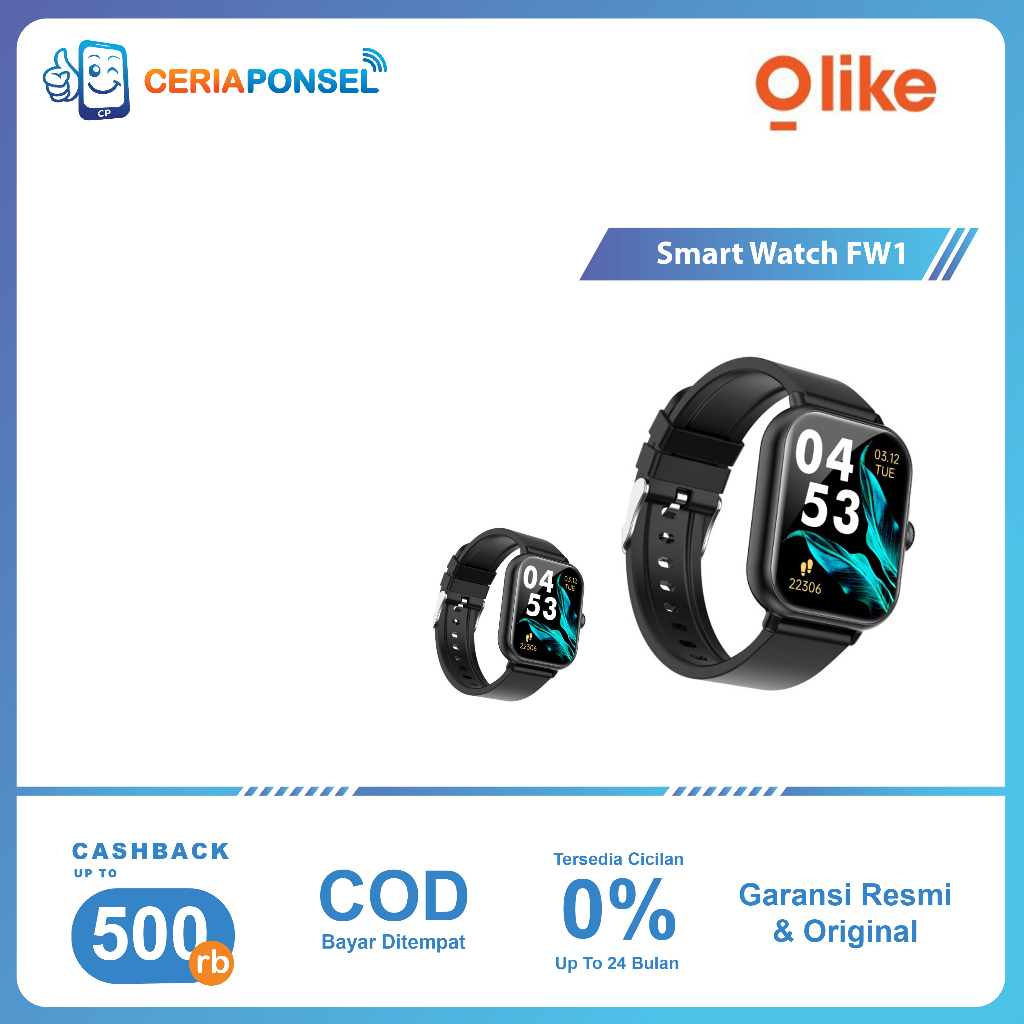 Jual Olike Smart Watch Fw Fitnes Tracker Bluetooth Calling Waterproof