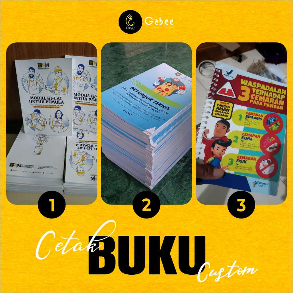 Jual CETAK BUKU/ BUKU/ JASA PRINT BUKU/ BUKU CUSTOM/ JILID BUKU / BUKU ...