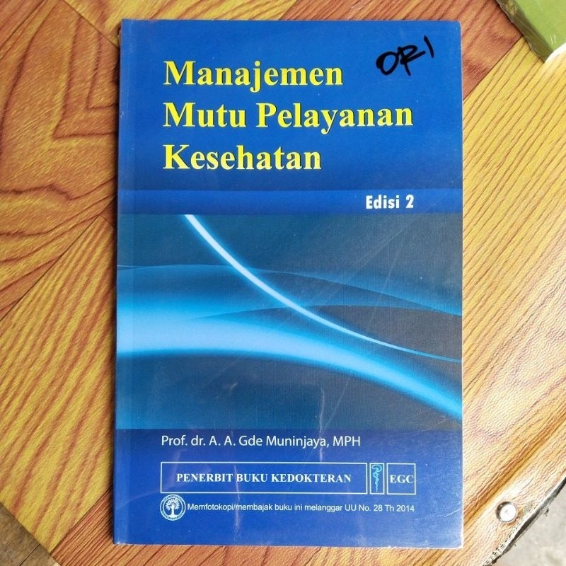 Jual Manajemen Mutu Pelayanan Kesehatan, Edisi 2. (ORIGINAL) | Shopee ...