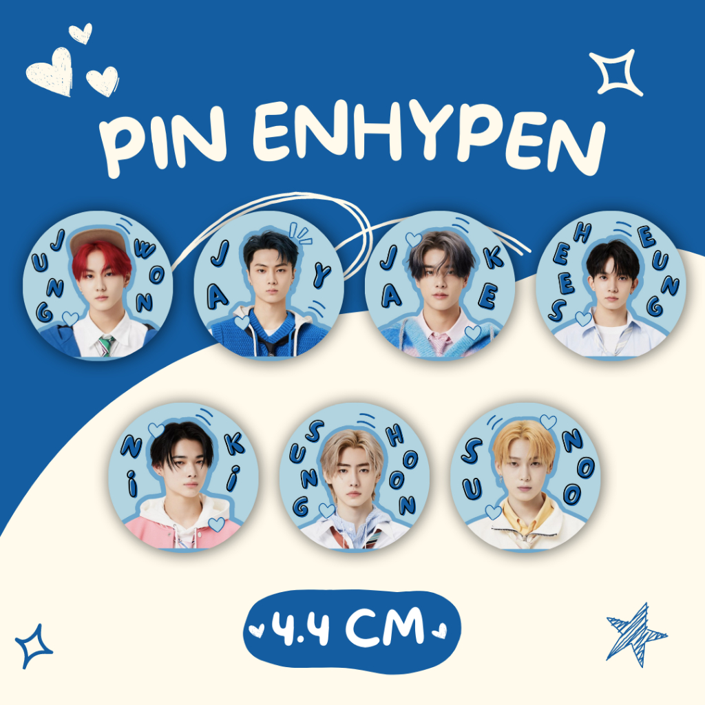 Jual PIN ENHYPEN / BROS KPOP / PIN PENITI / PIN BUTTON ENGENE Shopee