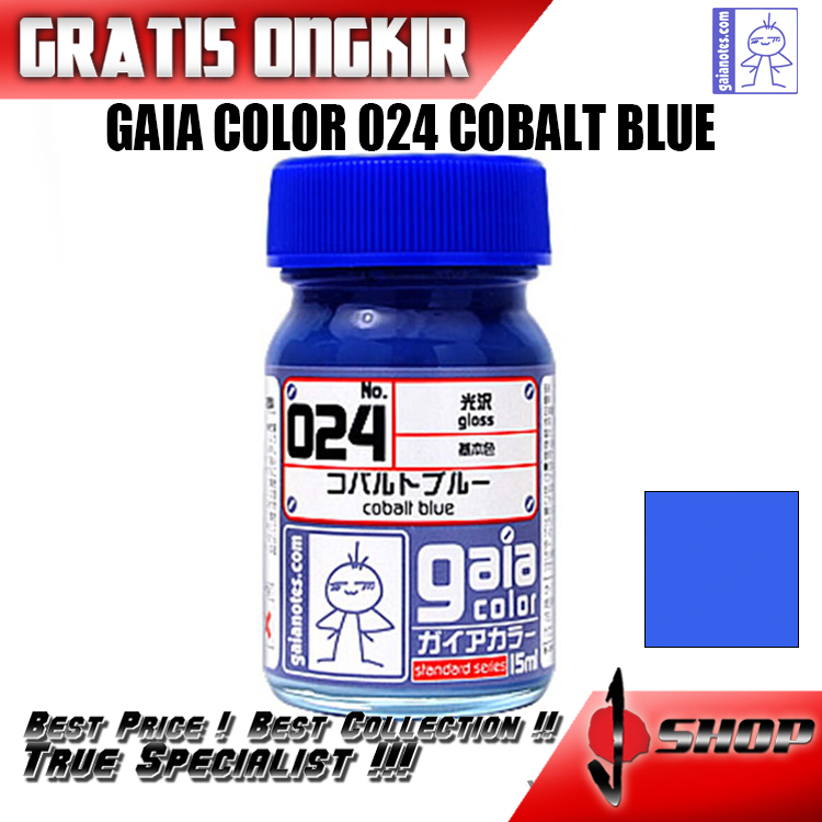 Jual GAIA COLOR 024 COBALT BLUE | Shopee Indonesia