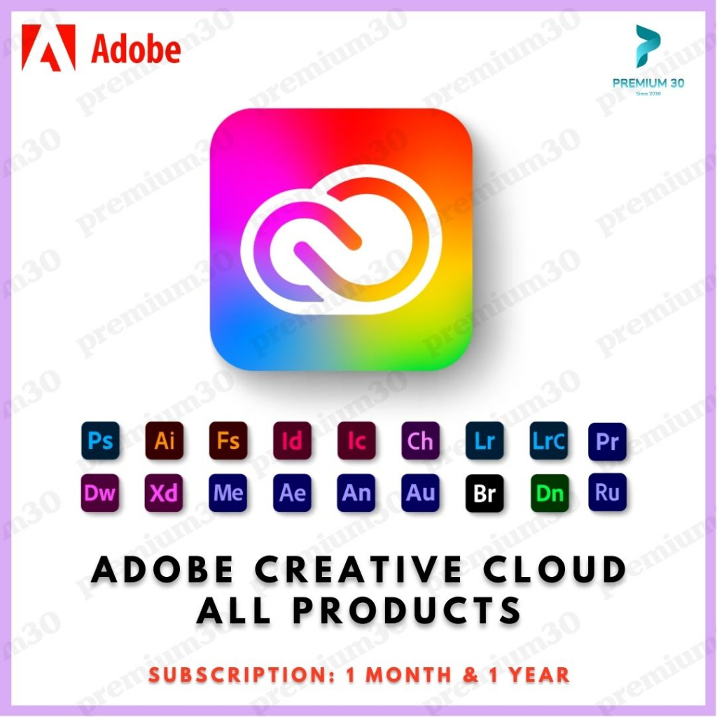 Jual Adobe Original Creative Cloud All Apps Shopee Indonesia