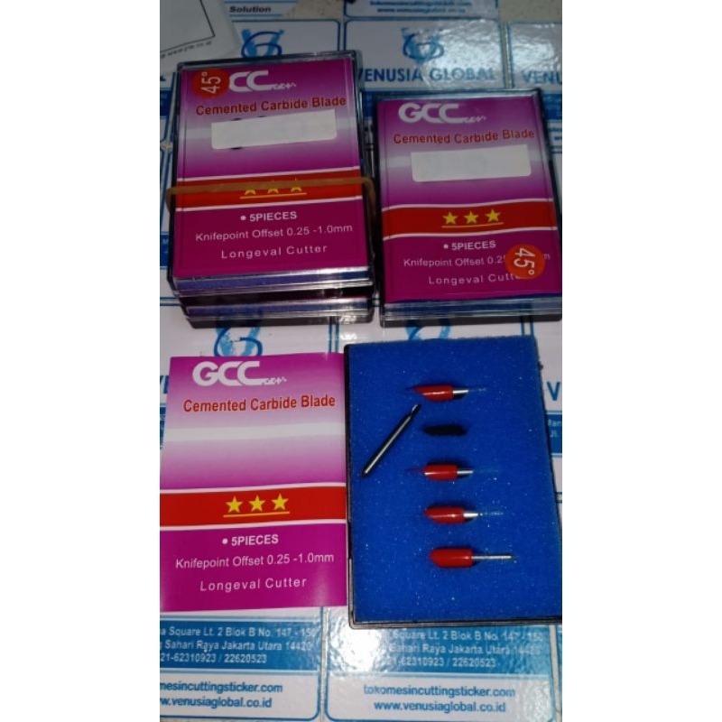 Jual Mata Pisau GCC Mesin Cutting Sticker GCC Harga satuan 45 Derajat ...