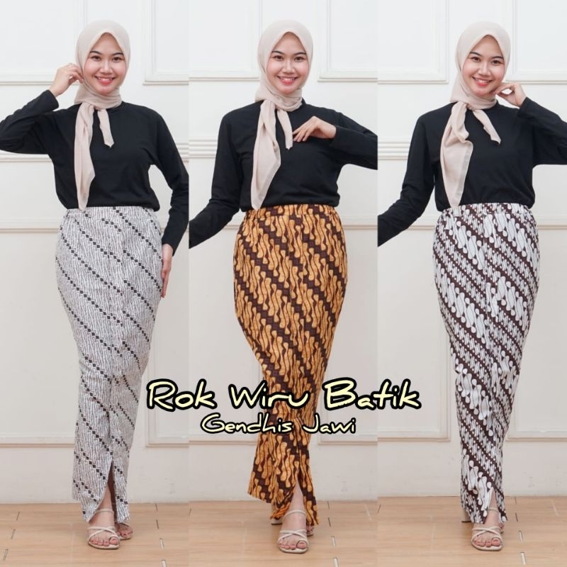 Jual ROK WIRU BATIK PARANG BAWAHAN KEBAYA GENDHIS JAWI L XL XXL XXXL ...