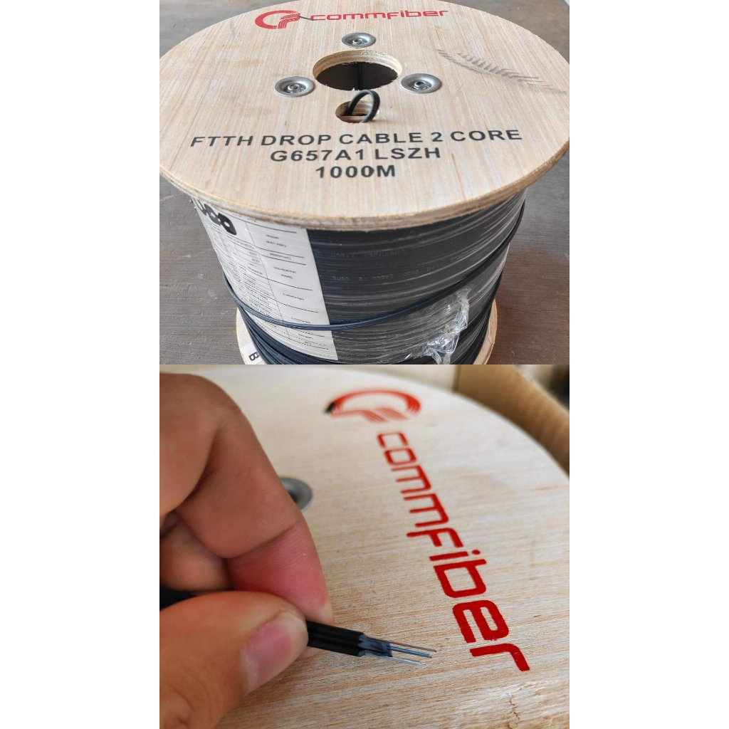Jual Kabel Dropcore 2 core 3 seling - Kabel serat optik 2 core 3 seling ...