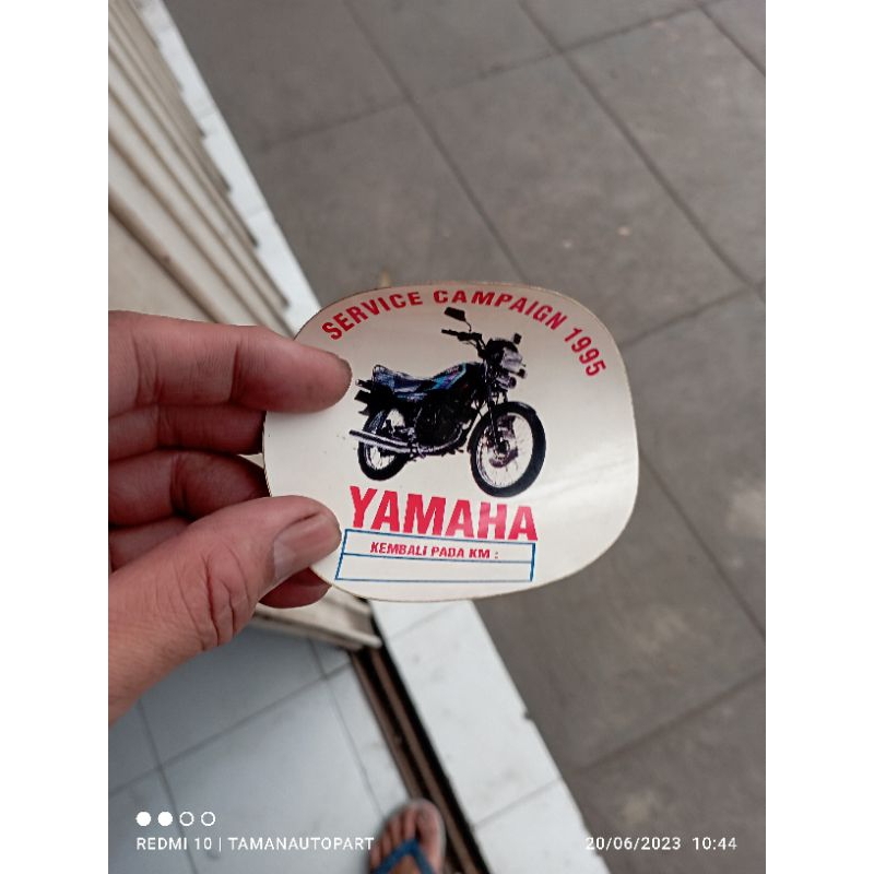 Jual STICKER SERVICE CAMPAIGN 1995 YAMAHA RX KING | Shopee Indonesia