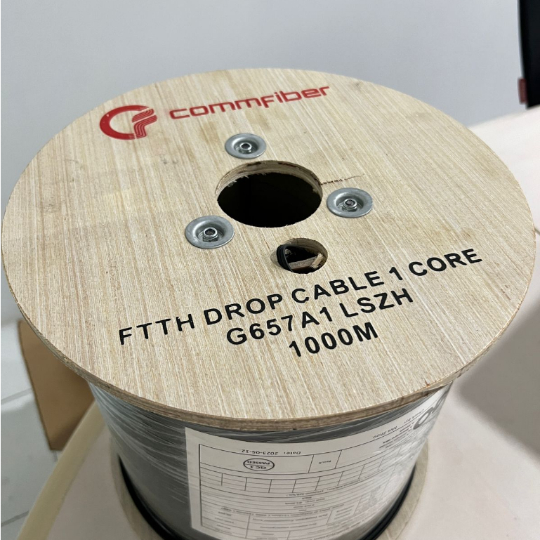 Jual Kabel Dropcore 1 core/ Wire Dropcable Fiber Optic Commfiber 1 Core ...