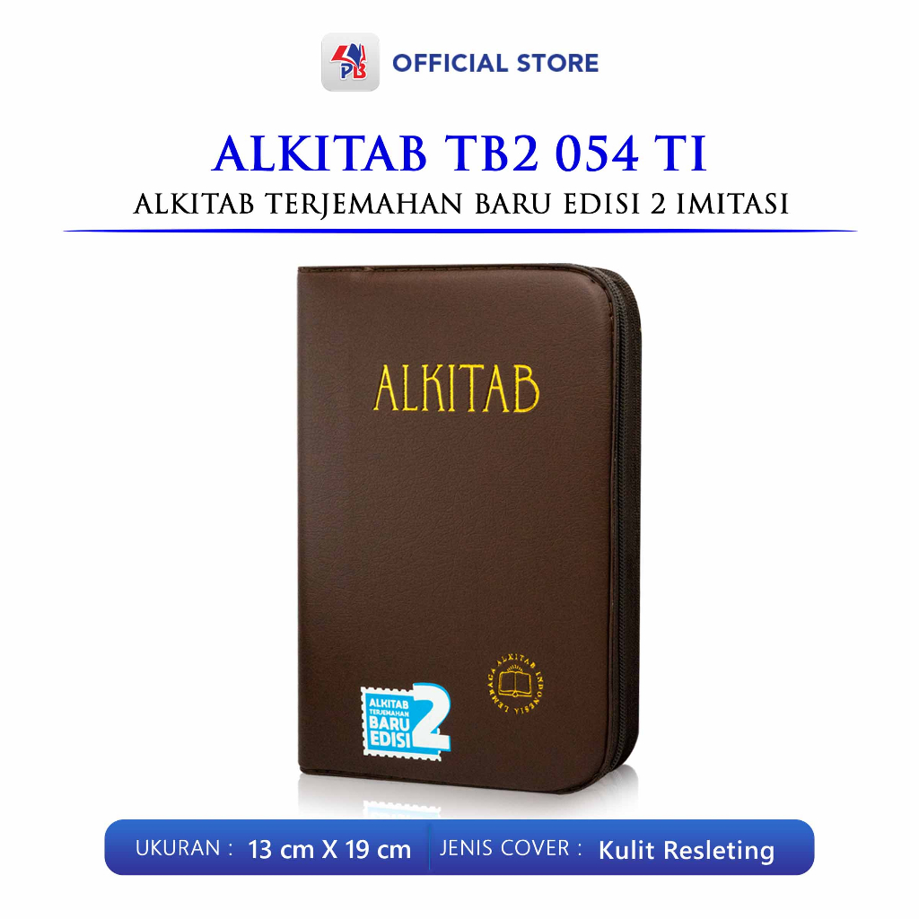 Jual Alkitab Kristen Terjemahan Baru Tb2 054 Ti Cover Kulit Resleting