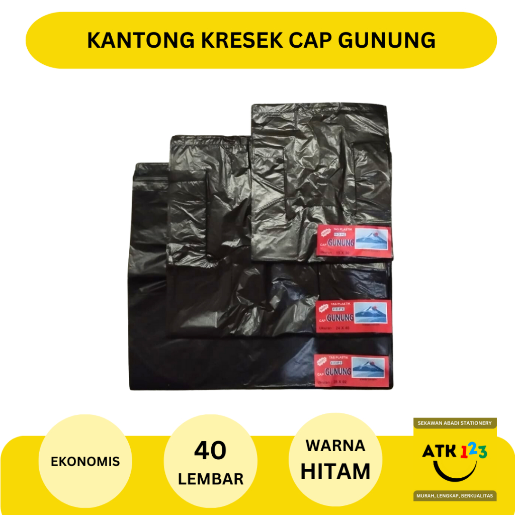 Jual Kantong Kresek Hitam Ekonomis 15242835 Kantong Plastik Packing Murah Shopee Indonesia 7858