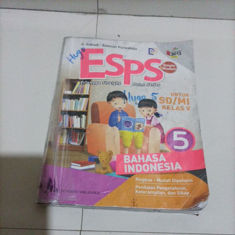 Jual buku esps bahasa Indonesia kelas 5 Erlangga kurikulum 2013 revisi ...