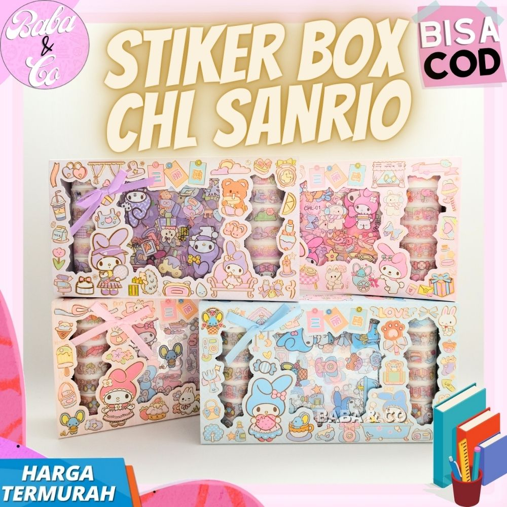 Jual STIKER SANRIO CHL BOX SET STICKER ROLL SOLATIP SANRIO CHL LUCU ...