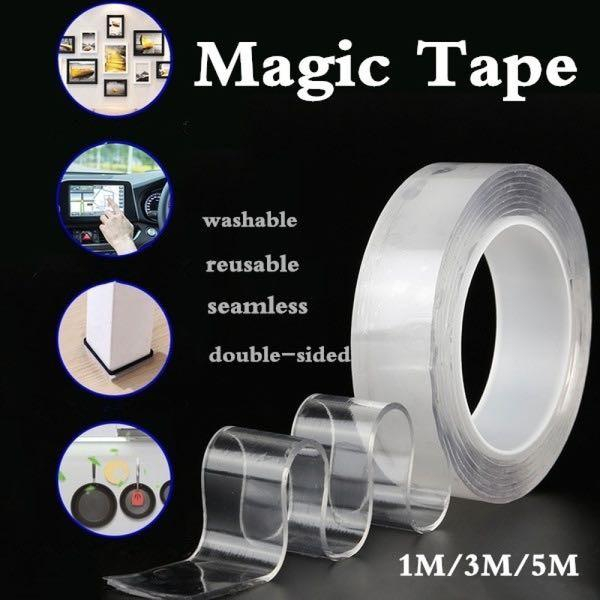 Jual Cm Nano Magic Double Tape Isolasi Dinding Lakban Dinding Cm