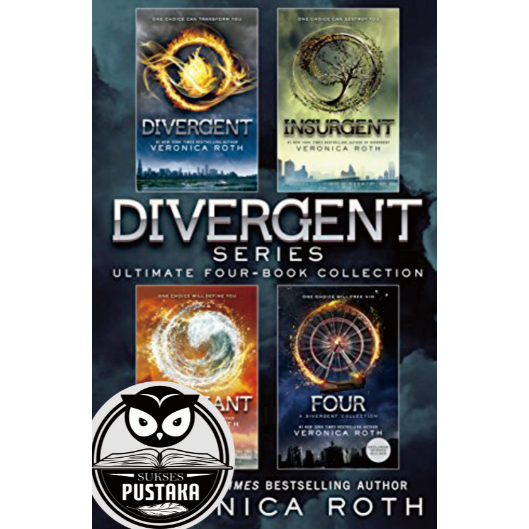 Jual [ENGLISH] BUKU NOVEL DIVERGENT SERIES - DIVERGENT - INSURGENT ...