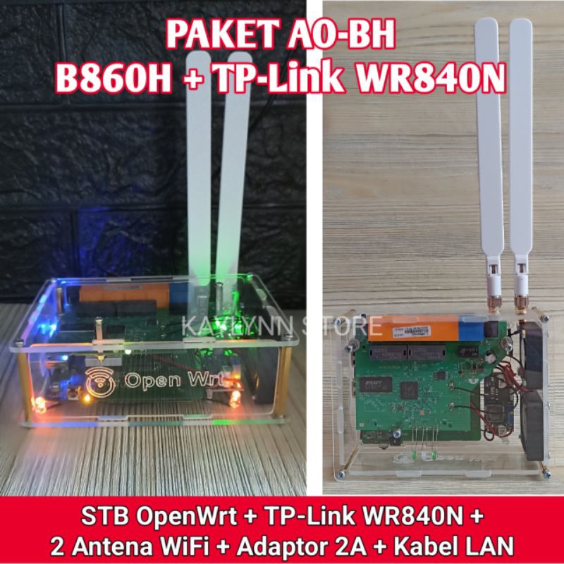 Jual PAKET AO BH OPENWRT STB B860H TP LINK WR840N Router Shopee Indonesia