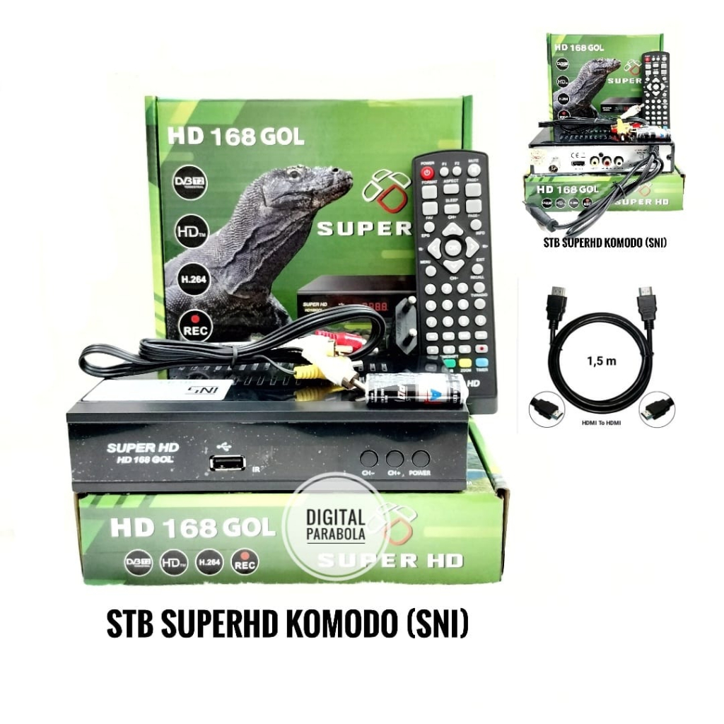 Jual Set Top Box Tanaka T2 New 1080 + Set Top Box SuperHD- Set Top Box ...