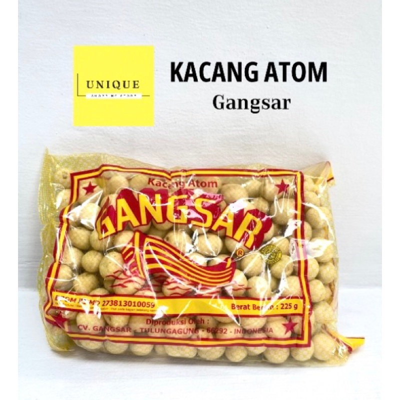 Jual Kacang atom gangsar kacang berbalut tepung 225 gr | Shopee Indonesia