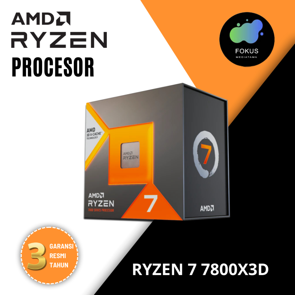 Jual AMD Ryzen 7 7800X3D Gaming Processor | AM5 | 8 Core 16 Threads ...