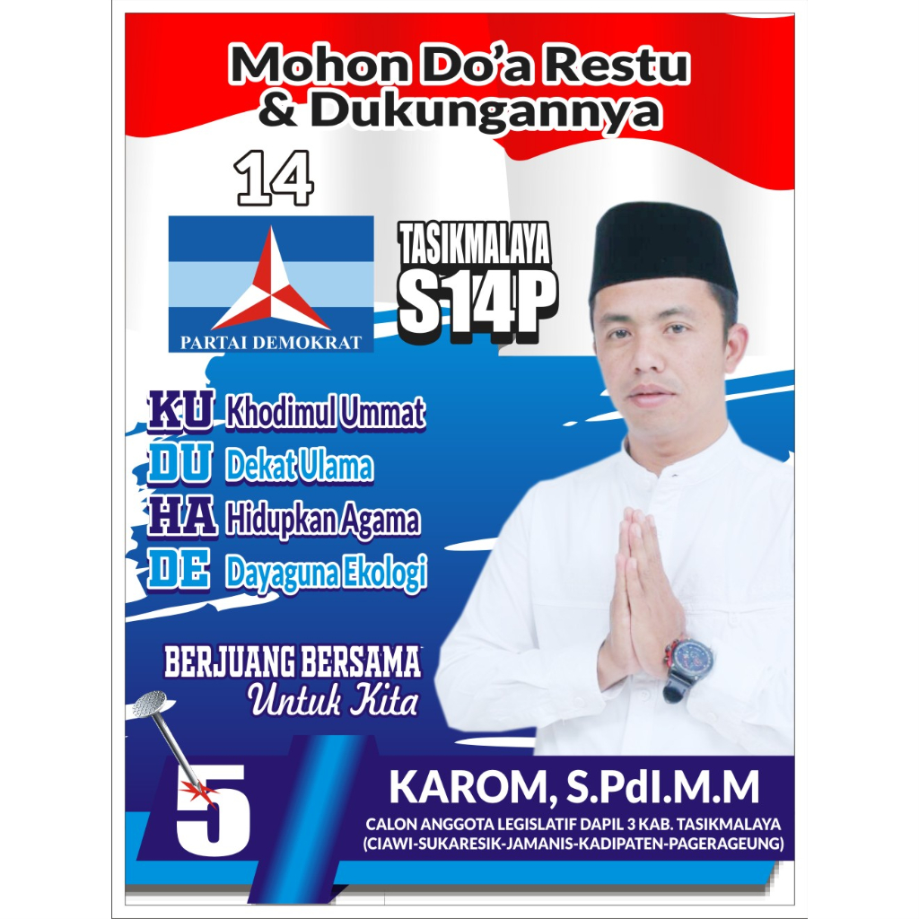 Jual JASA DESAIN BANNER KAMPANYE CALEG 2024 STIKER BROSUR MMT BANNER