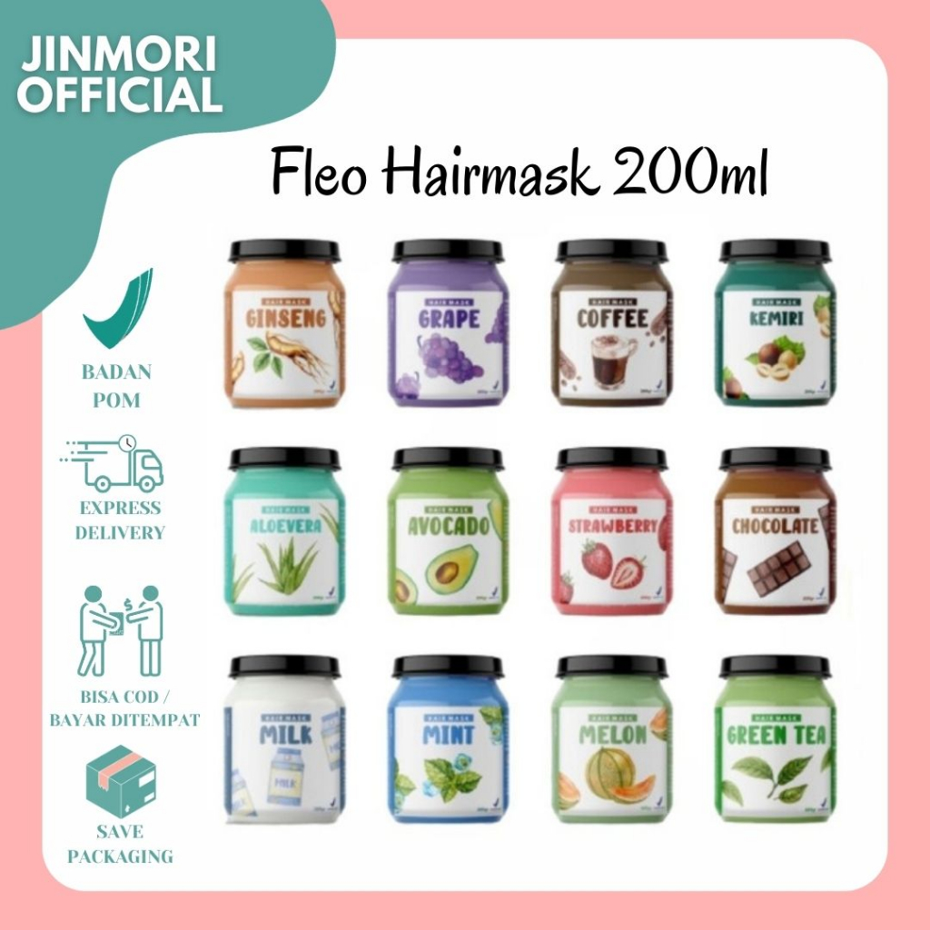 Jual Jm Bpom Hair Mask Creambath Ala Salon Fleo 200ml Hair Creambath Salon 200ml By Fleo 