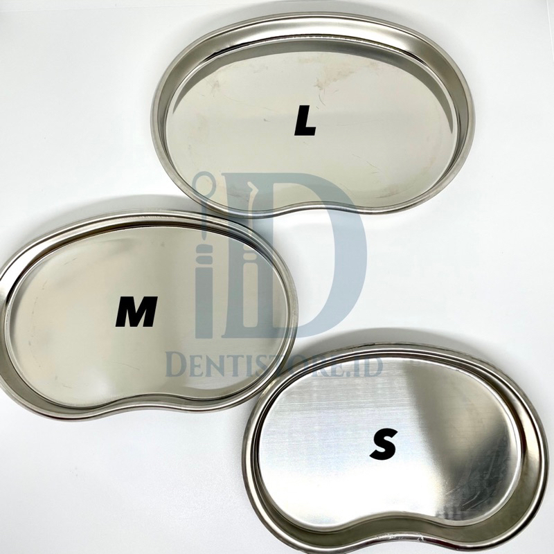 Jual Dental Kidney Curved Tray Ginjal Nierbeken Datar Stainless Steel ...