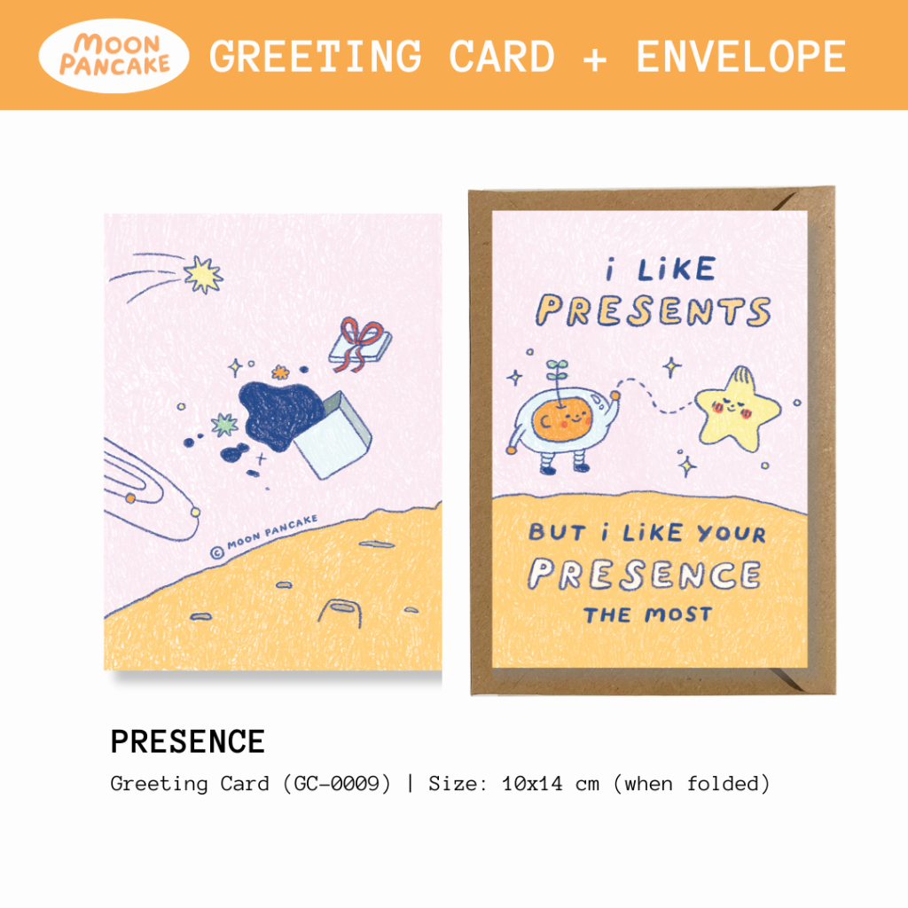 Jual Moon Pancake Greeting Card - Presence | Shopee Indonesia