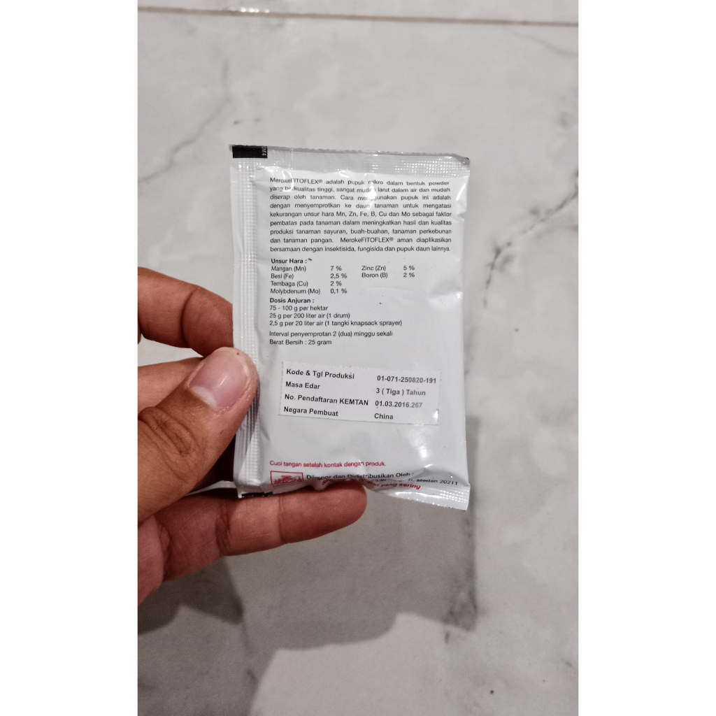 Jual Pupuk Mikro Meroke Fitoflex Kemasan 25 Gram | Shopee Indonesia