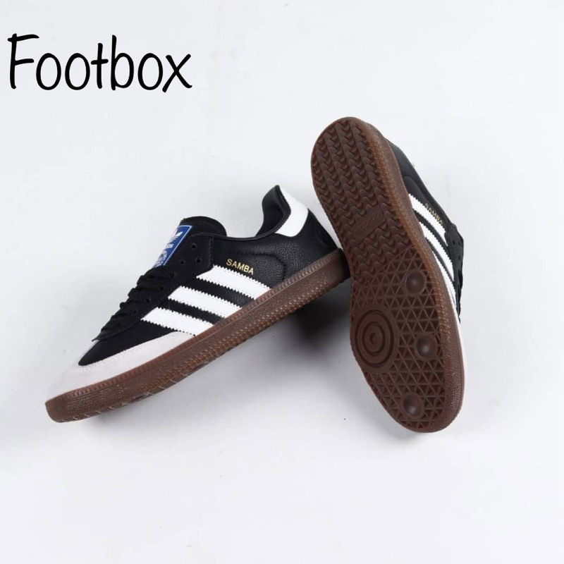 Jual Footbox Adidas Samba Clasic Black White | Shopee Indonesia