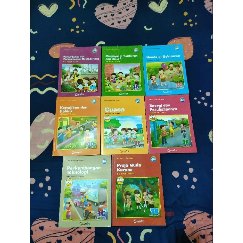 Jual buku teks tematik terpadu untuk SD kelas 3 tema A-H set K 2013 ...