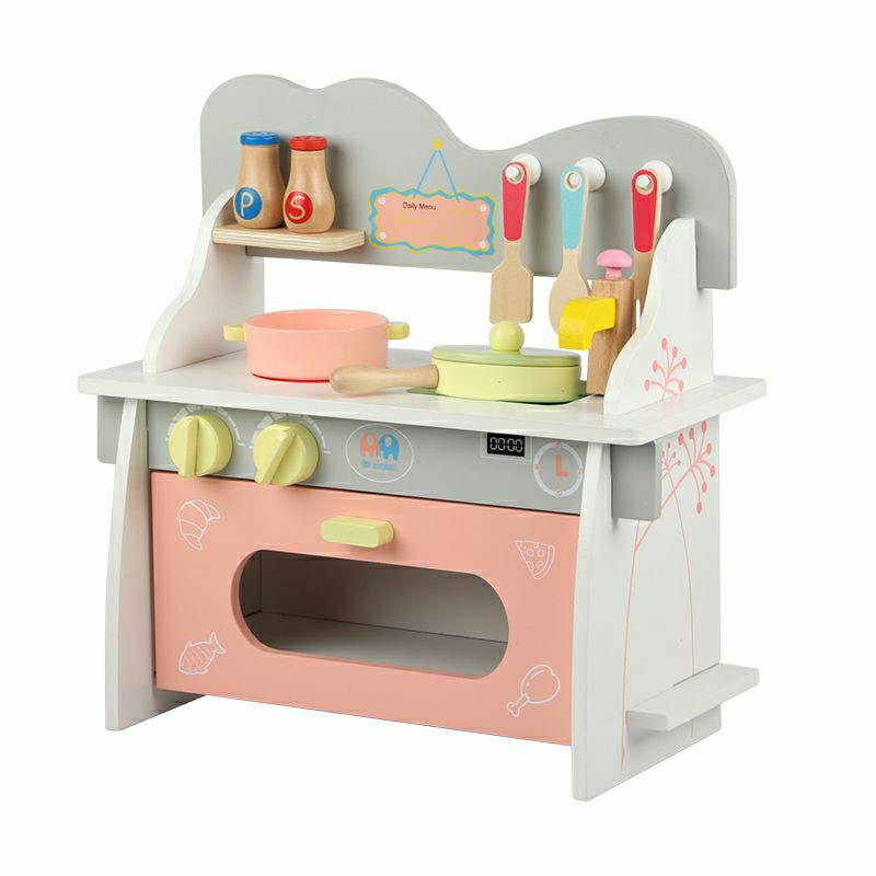 Jual Wooden Toys Kitchen Set Colourful kitchen A Shopee Indonesia
