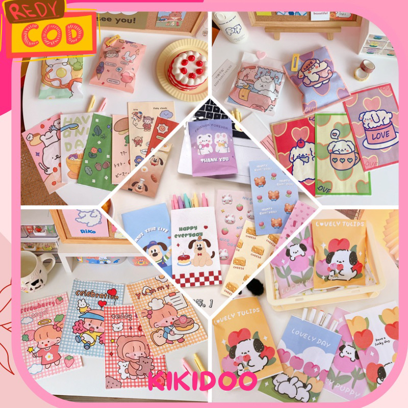 Jual Kikidoo Paper Bag Mini Ins Korea Amplop Kawaii Cute Gift Bag RT39
