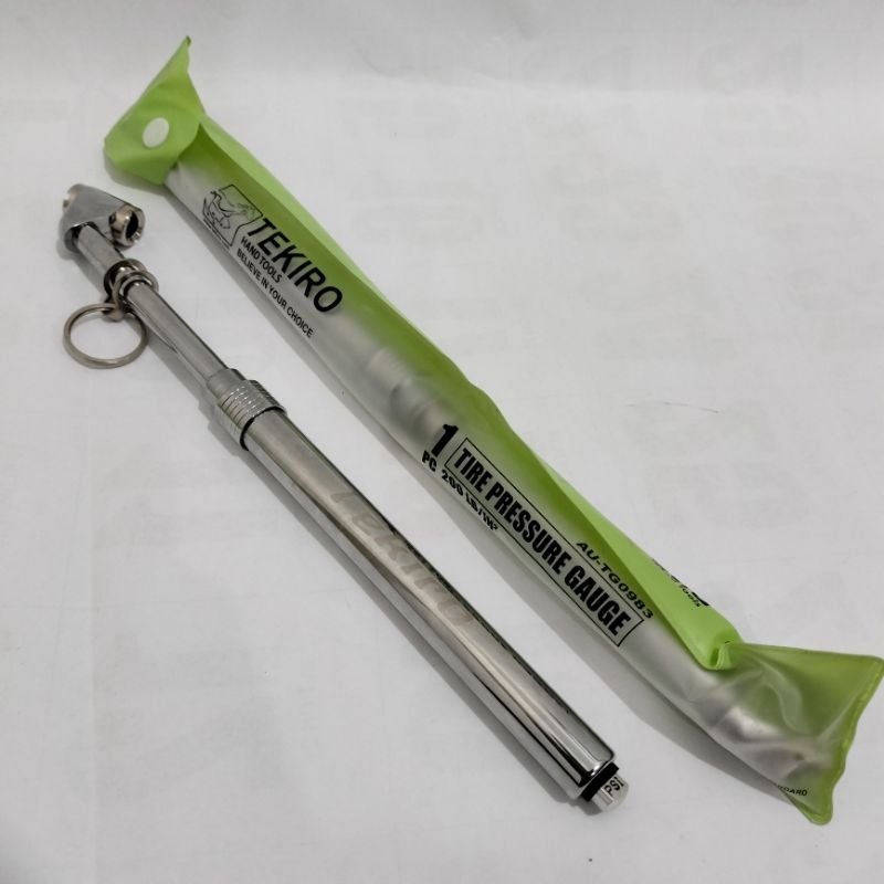 Jual TIRE PRESSURE GAUGE "TEKIRO" 160LB / 200LB ALAT UKUR TEKANAN