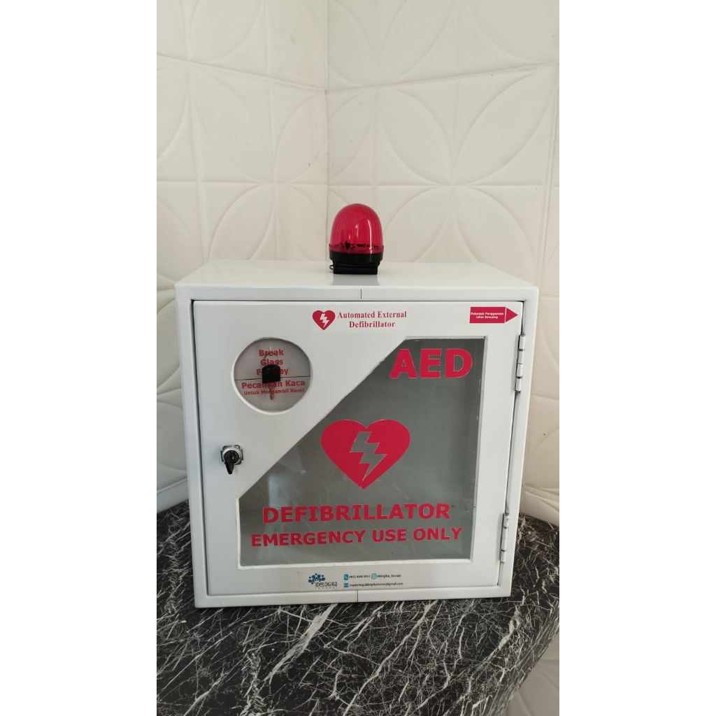 Jual Kotak AED (AED Defibrilator Box Container with Alarm)/Box AED/AED