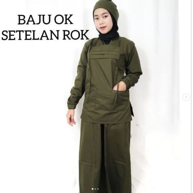 Jual Seragam OK Baju dan Rok /Seragam Rumah Sakit | Shopee Indonesia