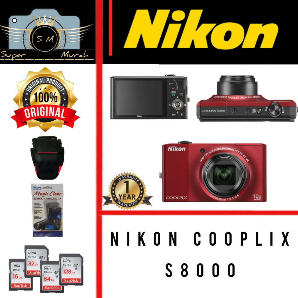 Appareil Photo NIKON COOLPIX S2700 Violet - Pour Pièces Ou Réparation