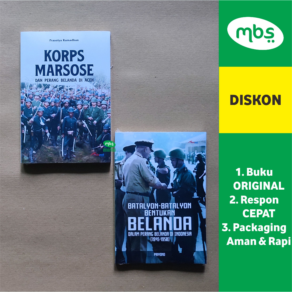 Jual PAKET BUKU KORPS MARSOSE & BATALYON-BATALYON BENTUKAN BELANDA ...