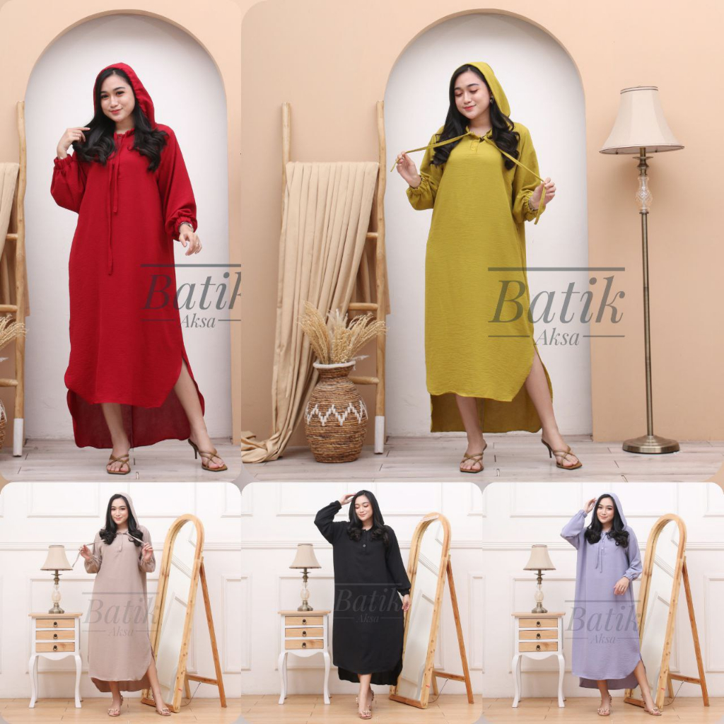 Dress hoodie outlet muslimah