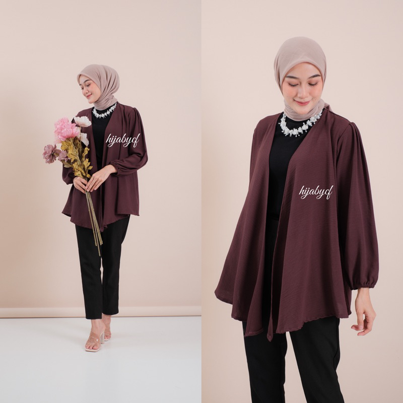 Jual OUTER CRINKLE // OUTER SIMPLE // DAHLIA OUTER // CARDIGAN // OUTER ...