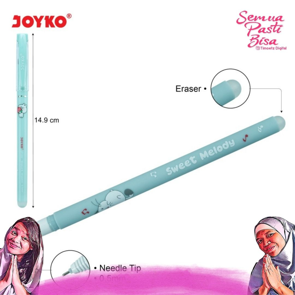 Jual Pulpen Hapus Joyko Gel Gel Pen Gp Shokyo Erasable Pen Joyko Shopee Indonesia