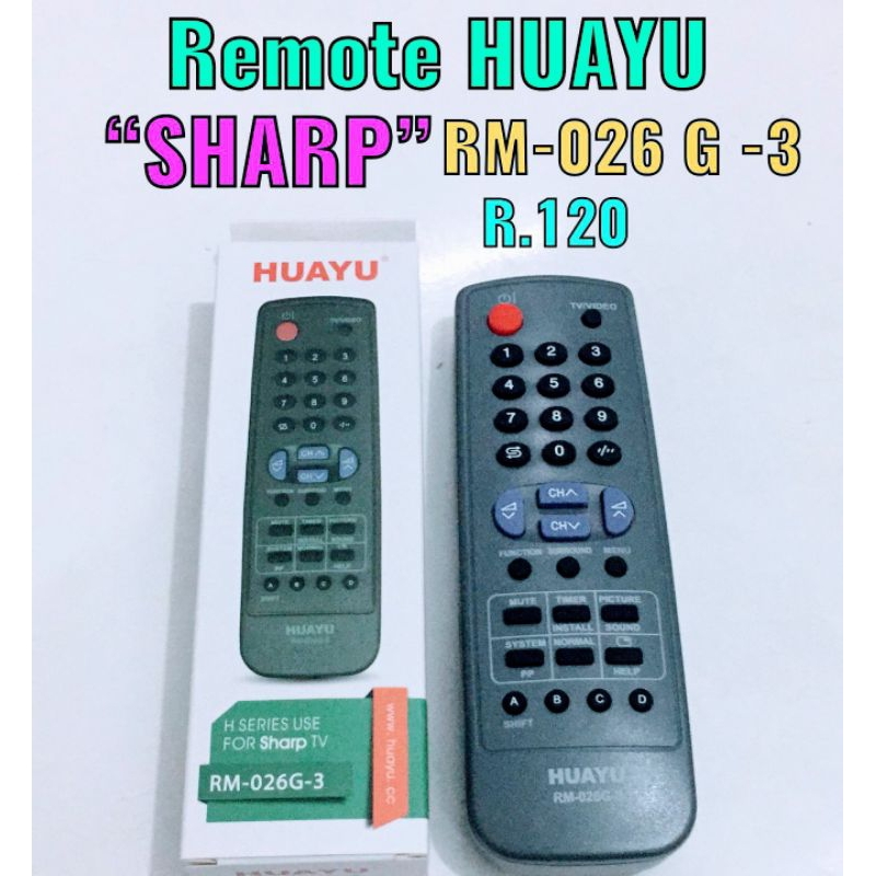 Jual Remote Tv Sharp Tabung Shopee Indonesia