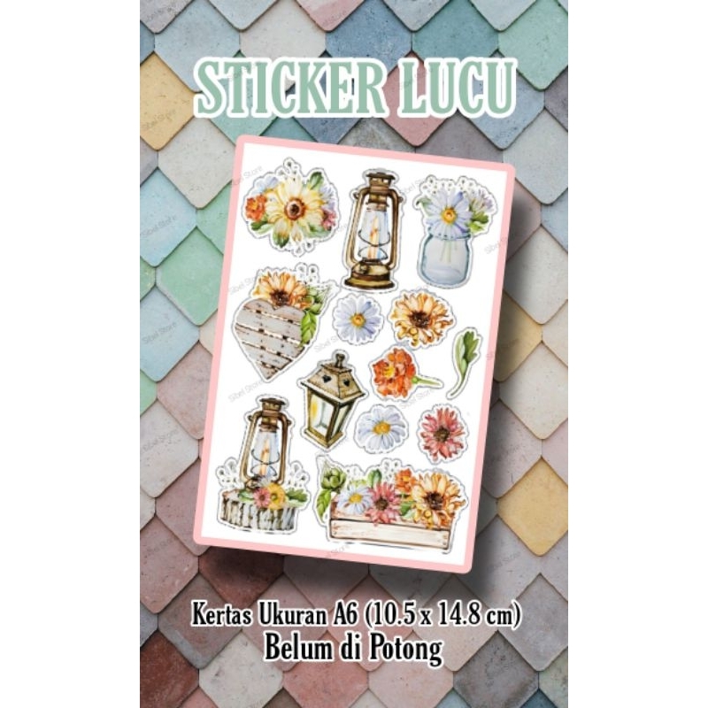 Jual Sticker Vinyl Lucu / Sticker Karakter / Girl Sticker Lucu Ukuran ...