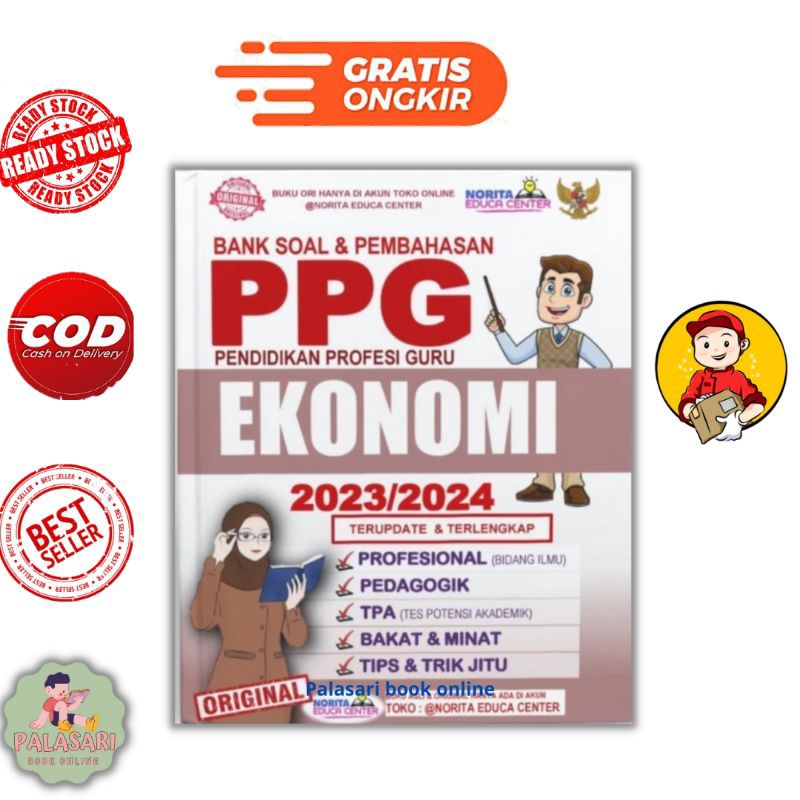 Jual BUKU BANK SOAL DAN PEMBAHASAN PPG EKONOMI 2023 2024 | Shopee Indonesia