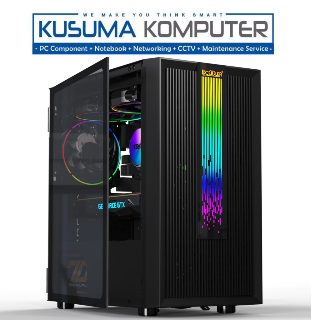 Jual Pccooler Platinum Lm Mesh Rgb Casing Pc Cooler Shopee Indonesia