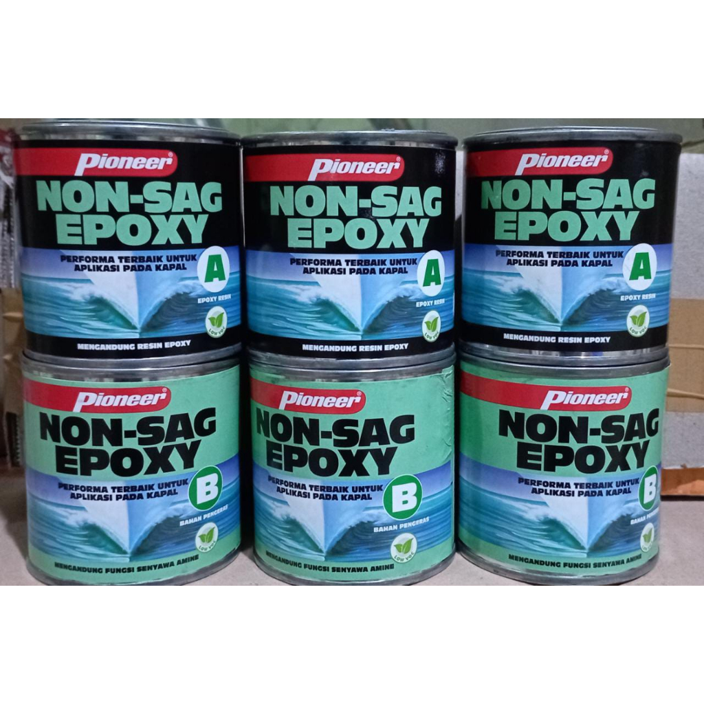 Jual LEM SERBAGUNA PIONEER NON SAG EPOXY QUART ISI 2 KALENG | Shopee Indonesia