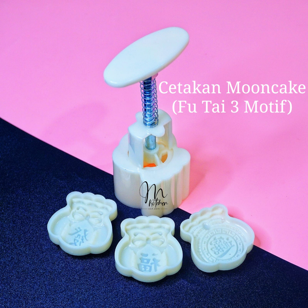 Jual Cetakan Mooncake Fu Tai (3 Motif) | Shopee Indonesia